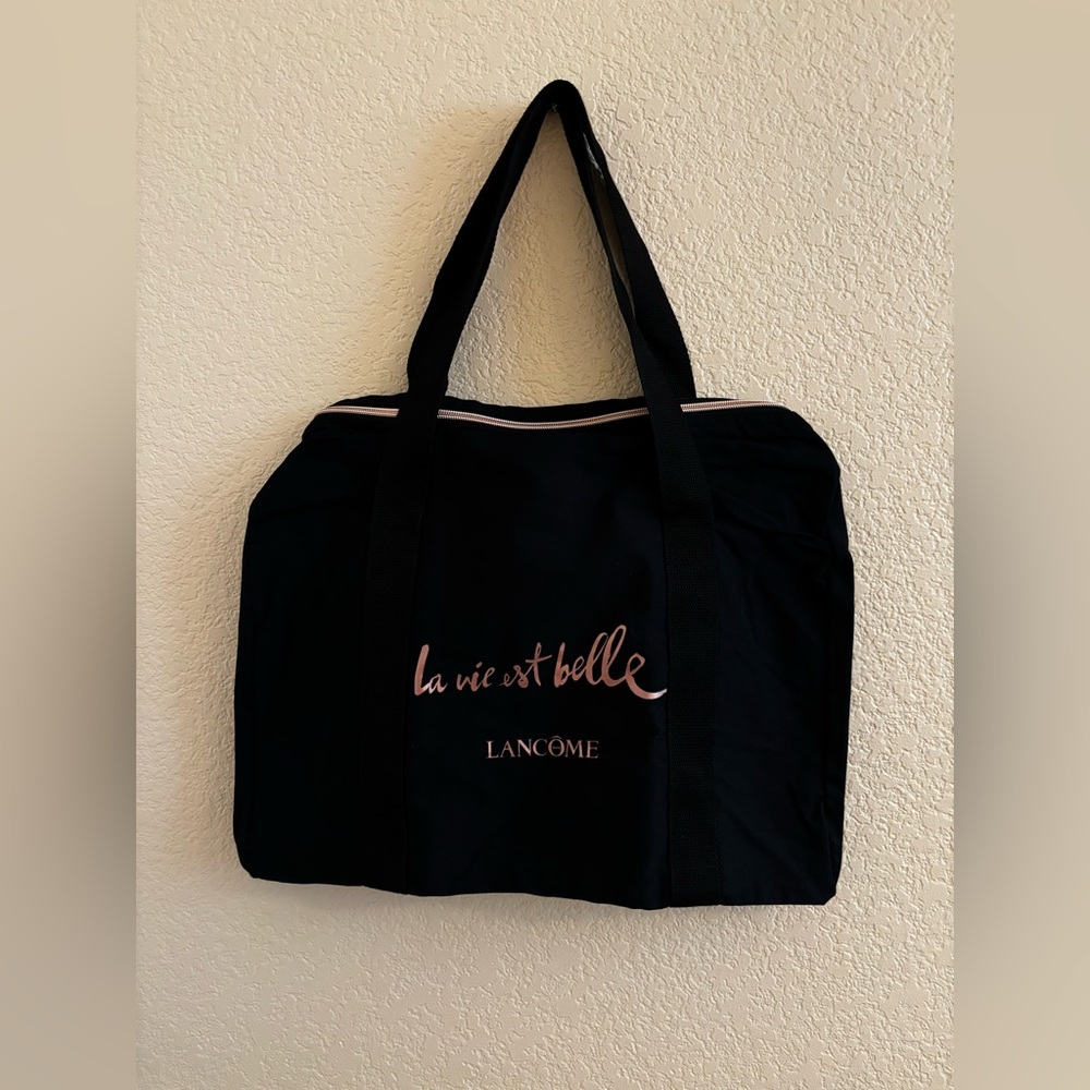 Black Tote lancome large Bag NEW
